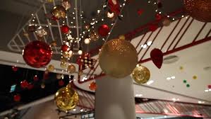 The ceiling is now considered such an important element in a space that it is often referred to as the fifth wall in decorating. Christmas Decorations On The Ceiling Stock Footage Video 100 Royalty Free 1021566508 Shutterstock