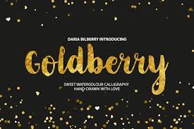 Arizonia captures the classic script look of some of the other fonts on this list—but the bolder style keeps it from feeling overly sweet or traditional. Goldberry 14062 Script Font Bundles Typographic Design How To Draw Hands New Fonts