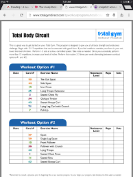 totalgym total body circuit fitness workouts gym