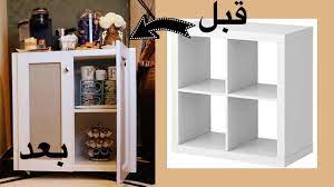 diy coffee corner 2020 حولت دولاب عادي من ايكيا الى كوفي كورنر بالبيت بأقل التكاليف youtube