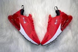 Swarovski Women S Nike Air Max 270 Red Black White Nike Air Max For Women Bling Nike Shoes Nike Air Max