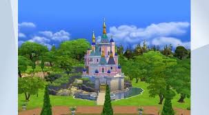 Scopri Il Lotto Nella Galleria Di The Sims 4 Aurora S Castle From Disneyland Paris Speed Build On My Youtube Channel Laznye Lazny The Sims Sims Sims 4