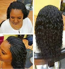Micro Braids Curly Ends Micro Braids Hairstyles Hair Styles Human Braiding Hair