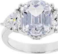Amazon.com: JTV Bella Luce Women's Rhodium-Plated Sterling ...