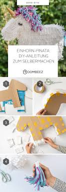 Pinata Basteln 3 Anleitungen Zum Selbermachen Einhorn Pinata Pinata Basteln Und Pinata Selber Machen