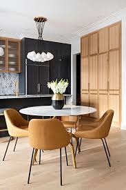 Bamboo wall panels make sweepable, wipeable, flexible surfaces over the carpet! Designer Dining Room Ideas Carpet One Floor Home