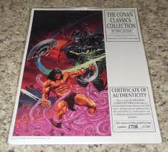 Conan Classics Collection Set Three Savage Sword Comic Book Cover Posters  Jusko