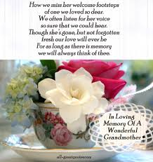 Check spelling or type a new query. Grandmother Memorial Quotes Memory Quotesgram