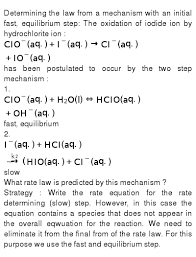 Predict The Overall Reaction From The Following Two-step Mechanis