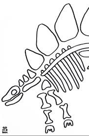 Template Dino Knochen Diy Dinosaurus Dinosaurussen Thema