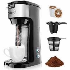 Brewing a partial cup • power the brewer off. Sboly Single Serve Coffee Maker Coffee Machine 2 In 1 For K Cup Pod Ground Coffee With Self Cleaning Walmart Com Walmart Com