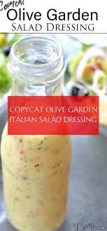 Salat Copycat Olive Garden Italian Salad Dressing Nachahmer Olivengarten Italienische Salatso Fennel And Orange Salad Lemon Salad Dressings Pistachio Salad