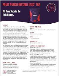 Tlc Fruit Punch Iaso Detox Instant Tea 30 And 10 Similar Items
