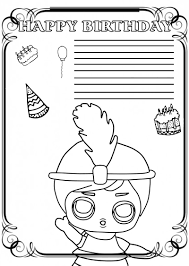 Someone's special day deserves a special card — one filled with good thoughts and well wishes for the celebrant. Happy Birthday Coloring Card New Collection 2020 Free Printable
