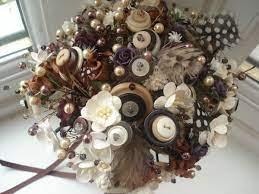 Maybe you would like to learn more about one of these? Diy Your Own Funky Button And Bead Bouquet Offbeat Bride