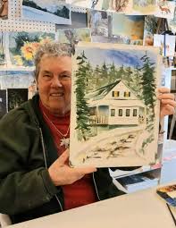 There was a fresh coat of snow to bring out the Polar Bears in Caz today....