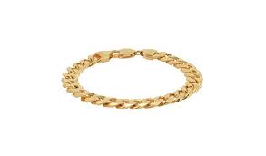 Whatever you're shopping for, we've got it. Buy Revere 9ct Gold Plated Sterling Silver Curb Bracelet Mens Bracelets Argos