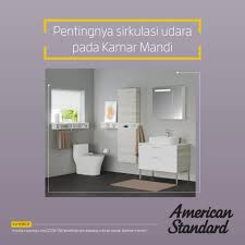 Jadi intinya, kamar mandi yang dipakai hampir setiap hari memerlukan sirkulasi udara sehingga menambahkan ventilasi sangatlah penting. American Standard Indonesia Tahukan Anda Pentingnya Ventilasi Atau Sirkulasi Udara Pada Kamar Mandi Sirkulasi Pada Kamar Mandi Berguna Untuk Mengeluarkan Uap Air Dari Dalam Kamar Mandi Bau Tak Sedap Juga Meningkatkan