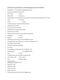 Silabus kelas 3 sd k13 revisi 2019 ini telah diintegrasikan dengan literasi abad ke 21, ppk, host dan 4c. Contoh Soal Ujian Budaya Alam Minangkabau Kelas Iii Sd Pdf