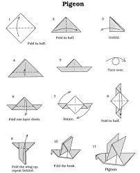 Vouwen Origami Vogel Dover Publications Origami Dove Origami Easy Origami Diagrams