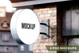 Signboard Mockups Signboard Shop Signage Signage Design