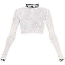 Black And White Crop Top Therese Black Fishnet Crop Top 351 195 Vnd Liked On Polyvore Featuring Tops Crop Tops Fishnet Cro White Fishnet Top Crop Top Outfits Kpop Fashion Outfits