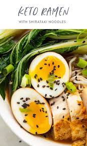 Keto Ramen Recipe Homemade Ramen Broth Shirataki Noodles Breakfast Recipes Sweet