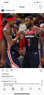 (from kamiah adams' ig) pic.twitter.com/uux4ldztb5. B B But John Wall And Bradley Beal Don T Like Each Other They Can T Wait For The Other One To Be Traded Washingtonwizards