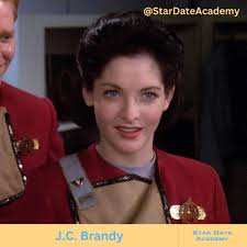 Star Date Academy على X: "Happy 48th Birthday to J.C. Brandy. She played  the Starfleet cadet version of future Captain Marty Batanides in "Tapestry"  TNG S6E15. She was just 17 at the
