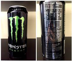 Quick stats 100.8 calories 27g carbs (27g net carbs) Top 13 Insane Monster Energy Drink Facts Delishably