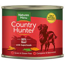 Natures Menu Country Hunter 80 Beef With Superfoods Adult Dog Food 600g Pets At Home