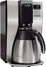 To clean my coffee maker with white vinegar. Amazon Com Mr Coffee 10 Cup Coffee Maker Optimal Brew Thermal System Kitchen Dining