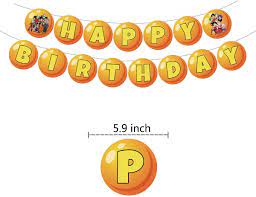 Super guy in the galaxy, is the twelfth dragon ball film and the ninth under the dragon ball z banner. Buy Dragon Ball Z Birthday Party Supplies Party Set Include Happy Birthday Banner Cake Cupcake Toppers 2pcs Aluminum Balloons 18 Latex Balloons For Children Dragon Ball Z Theme