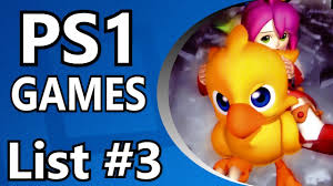 Anyway, this is my current top 10 List 2 Top 100 Ps1 Games Alphabetical Order Youtube