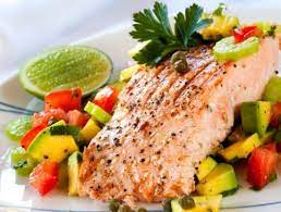 Salmon With Summer Tomato Salsa Recipe Recipe Healthy Fatty Foods Food Healthy Fats