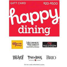 As your partner in profit, we want to see your restaurant succeed. 50 Happy Dining Gift Card For 42 5 Dealmoon