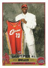 Ending jun 6 at 5:30pm pdt. Amazon Com 2003 04 Topps Basketball 221 Lebron James Rookie Card Collectibles Fine Art