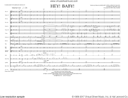 This is for you pop. Wallace Hey Baby Sheet Music Complete Collection For Marching Band