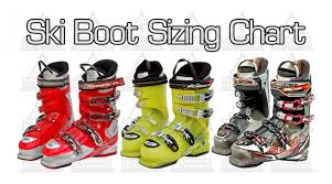Ski Boot Mondo Sizing Chart Complete Outdoors Nz