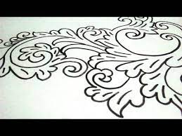 Check spelling or type a new query. Menggambar Pola Batik Motif Ukir Gunungan Untuk Baju Pesta Youtube