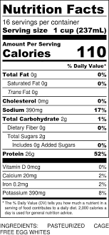 Nutrition Muscleegg Egg Whites