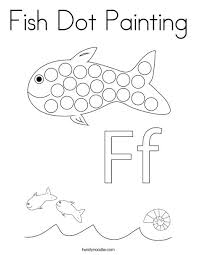 In dos, windows, and os/2 systems, the dot i. Fish Dot Painting Coloring Page Twisty Noodle
