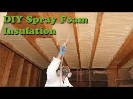 Add a second layer of spray foam around the room until the insulation is at least 4 inches thick. Diy Spray Foam Insulation What You Need To Know Before You Start Youtube