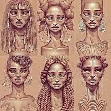 Image Result For Black Egyptian Hairstyles African Queen Tattoo Black Girl Art African Tattoo