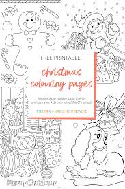 12 free printable coloring pages for adults…enjoy them! Printable Christmas Colouring Pages The Organised Housewife