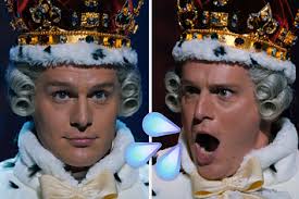 Joan marcus/the hollywood reporter king george iii of england is a peculiar character. Jonathan Groff Spit So Much In Hamilton That It S A Meme