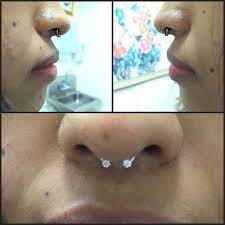 A Septum Piercing I Actually Kind Of Like I Like The Smaller Pieces Of Jewelry It Actually Looks Cute Septum Piercing Body Piercings Piercings