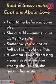 100 Sassy Instagram Captions Cute Sassy Quotes For Girls Selfies Version Weekly Some instagram users find classy captions. cute sassy quotes for girls selfies