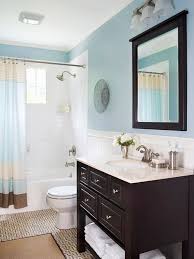 Let the soft glow fill the room as you enjoy a warm and relaxing soak in the large jacuzzi tub. Our Favorite Small Baths That Live Large Timeless Bathroom Blue Bathrooms Designs Brown Bathroom