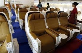 We did get a look at business class, though: Air India S Cup Of Woes Spilleth Over Rediff Com Business